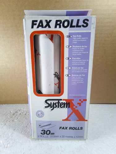 Rotoli fax termici systemx - systemx, 2