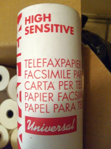 Rotolo carta fax - ,