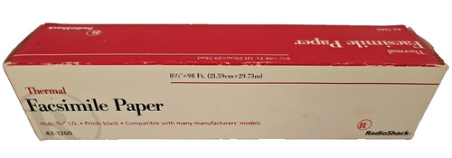Carta termica facsimile - , 8,5"