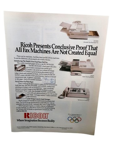 Fax ricoh 1991 stampa - fax,